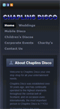 Mobile Screenshot of chaplinsdisco.com